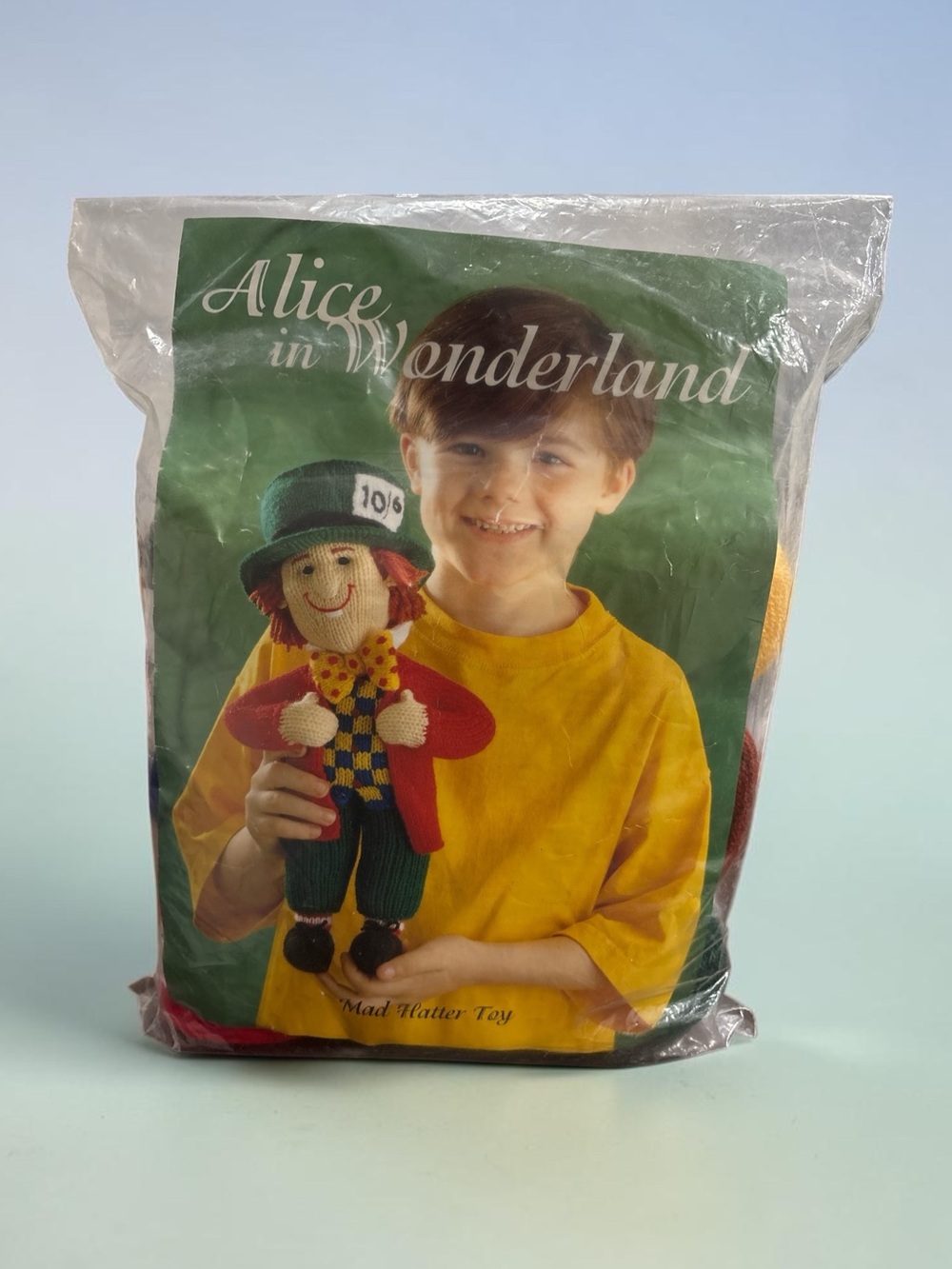 Vintage 2001 Alan Dart Mad Hatter Toy Knitting Kit TDB Alice In Wonderland NEW